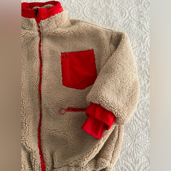 ᴊᴀᴄᴋᴇᴛ ,  ʙʀᴀɴᴅ: ꜰᴀꜱʜɪᴏɴ ɴᴏᴠᴀ  ꜱɪᴢᴇ: ꜱ , ᴄᴏʟᴏʀ : ᴏʀᴀɴɢᴇ/ʀᴇᴅ ᴄᴏᴍʙᴏ - Picture 7 of 12